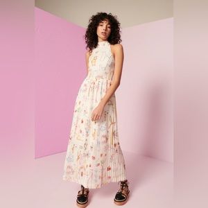 Kate Ford Willow Pleated Gown in Multi - S / Multi